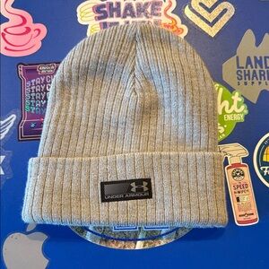 Under Armour Light Gray Knit Beanie